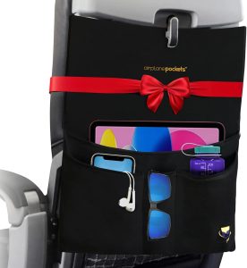 712ofoXx16L._AC_SL1500_ - Travel with Books in Bari Airplane Pockets - Airplane Accessories - Plane Travel Essentials - Travel Organizer - Seat Storage Organizer - Air Travel Essentials - Seat Back Organizer