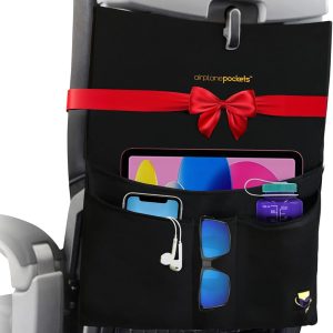 Airplane Pockets - Airplane Accessories - Plane Travel Essentials - Travel Organizer - Seat Storage Organizer - Air Travel Essentials - Seat Back Organizer