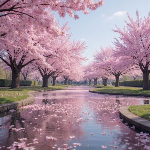 Cherry trees