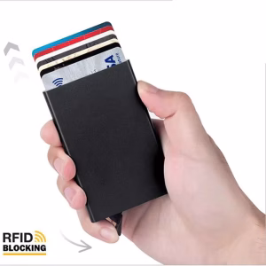 S1f4cafe63ea64820ab2af1e811743375g - Travel with Books in Bari Rfid Smart Wallet Card Holder