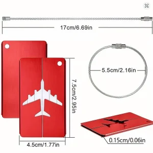 S48c5a01453224b9ca7398110532e38eee - Travel with Books in Bari Aluminum Alloy Travel Luggage Tag